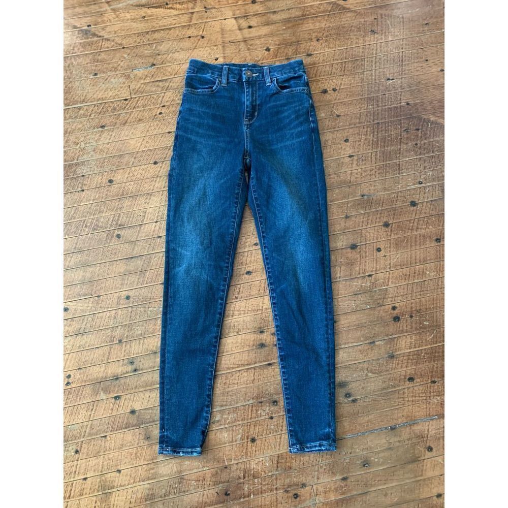 American Eagle curvy hi-rise dark wash normcore size 0 jeggings